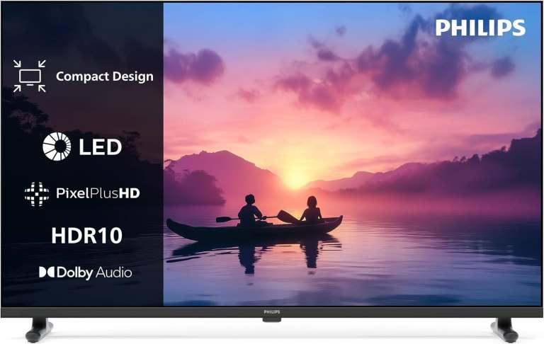 BRAND NEW Philips 32PHS6050 2K D LHED Smart TV - 32 Inch Works with Alexa and Google Voice Assistant