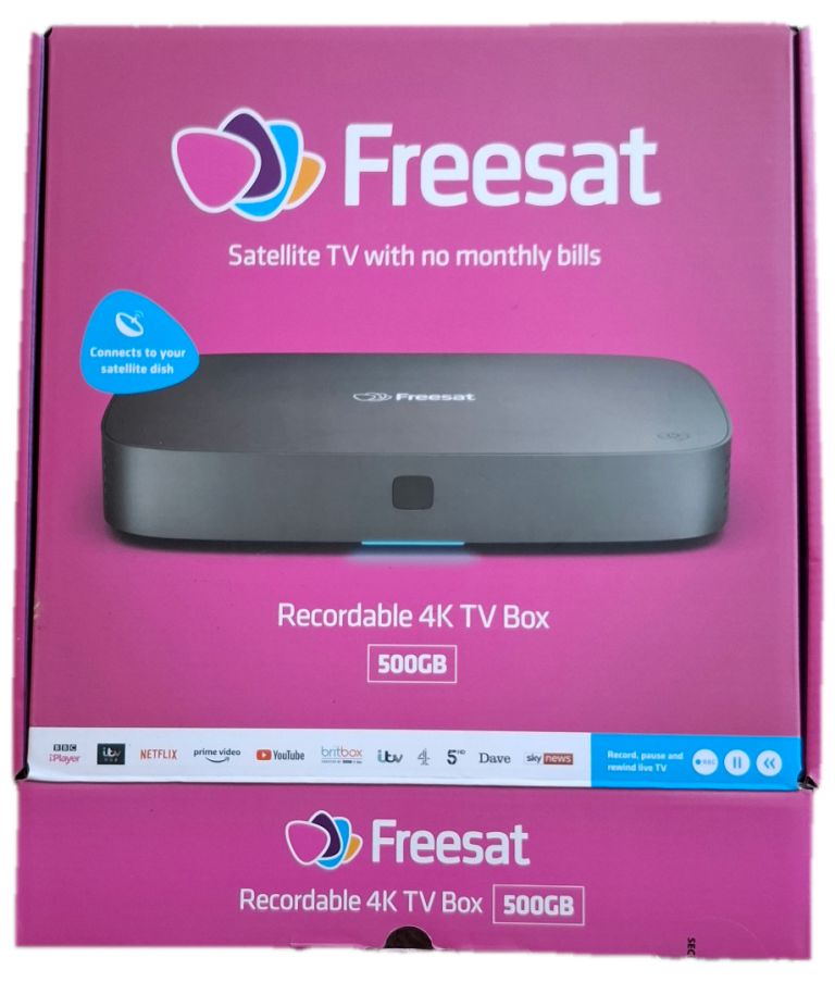 Recordable 4K Freesat box 500GB