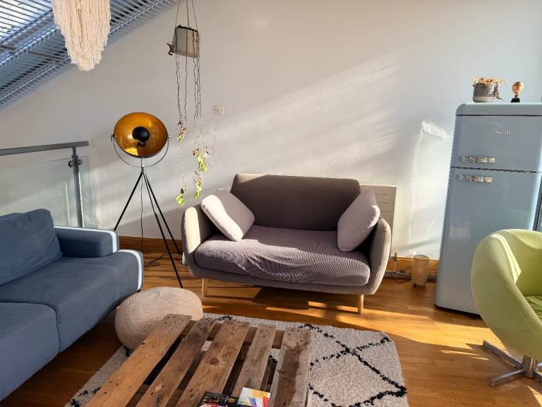 FREE small two seater sofa - must collect June 2nd