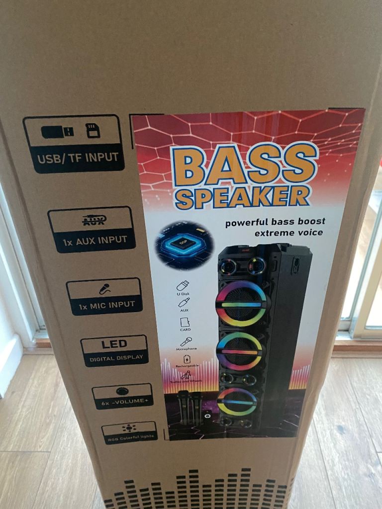 Sing-e BASS  Speaker. Powerful BASS Boost