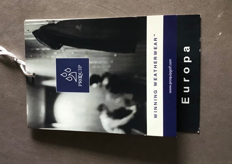 Pro Quip Golf Waterproof Trousers and Jacket. 