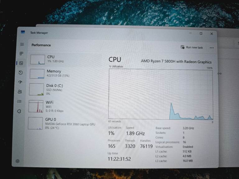 *SOLD*Ryzen 7 Gaming Laptop, 32GB RAM, RTX 3060, 1TB, FHD, 120Hz, Warranty #usedpriceperformance