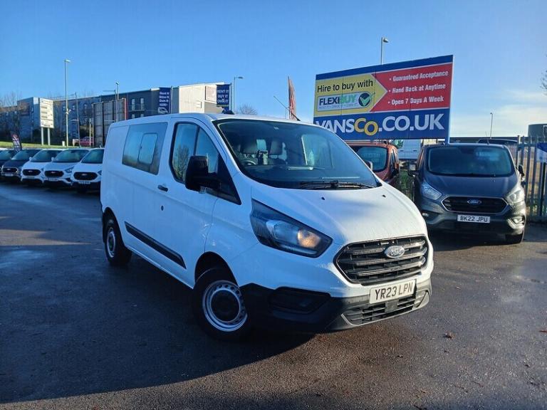 2023 Ford Transit Custom 2.0 300 EcoBlue Leader Crew Van Double Cab 5dr Diesel Manual L1 H1 Euro ...