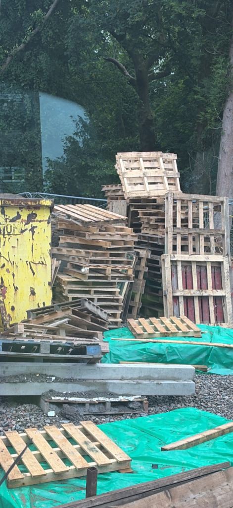 Job Lot of Wooden Pallets - Mixed Condition mostly used once in good condition
