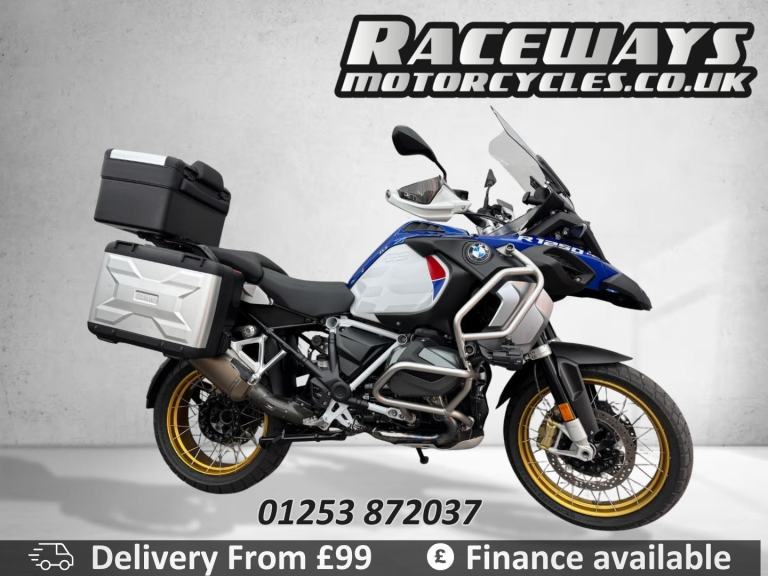 BMW R1250GS ADVENTURE 2019 19 REG 11,960 MILES WHITE USED MOTORCYCLE 1254CC