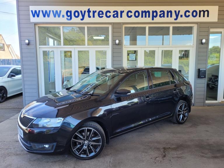 SKODA RAPID SPACEBACK 1.2 TSI SE Sport Black Manual Petrol 2017