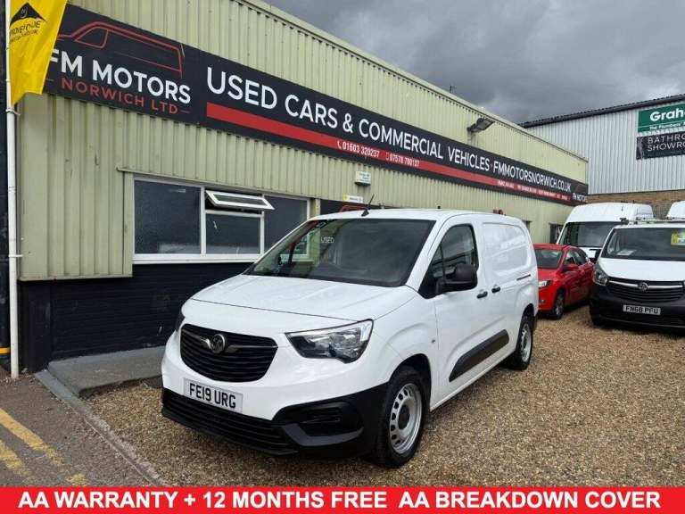 2019 19 VAUXHALL COMBO 1.6 TURBO D 2300 EDITION PANEL VAN 6DR DIESEL MANUAL L2 H