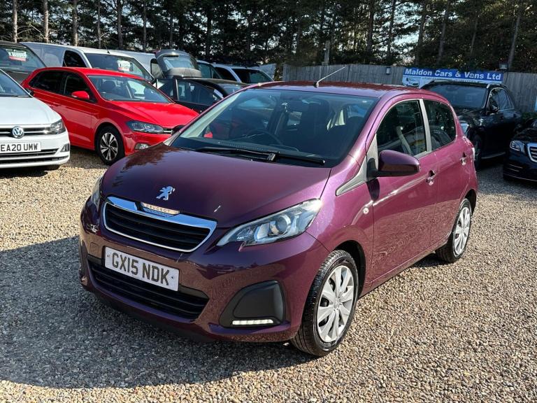 2015 Peugeot 108 1.0 VTi Active Euro 5 5dr Euro 5 HATCHBACK Petrol Manual