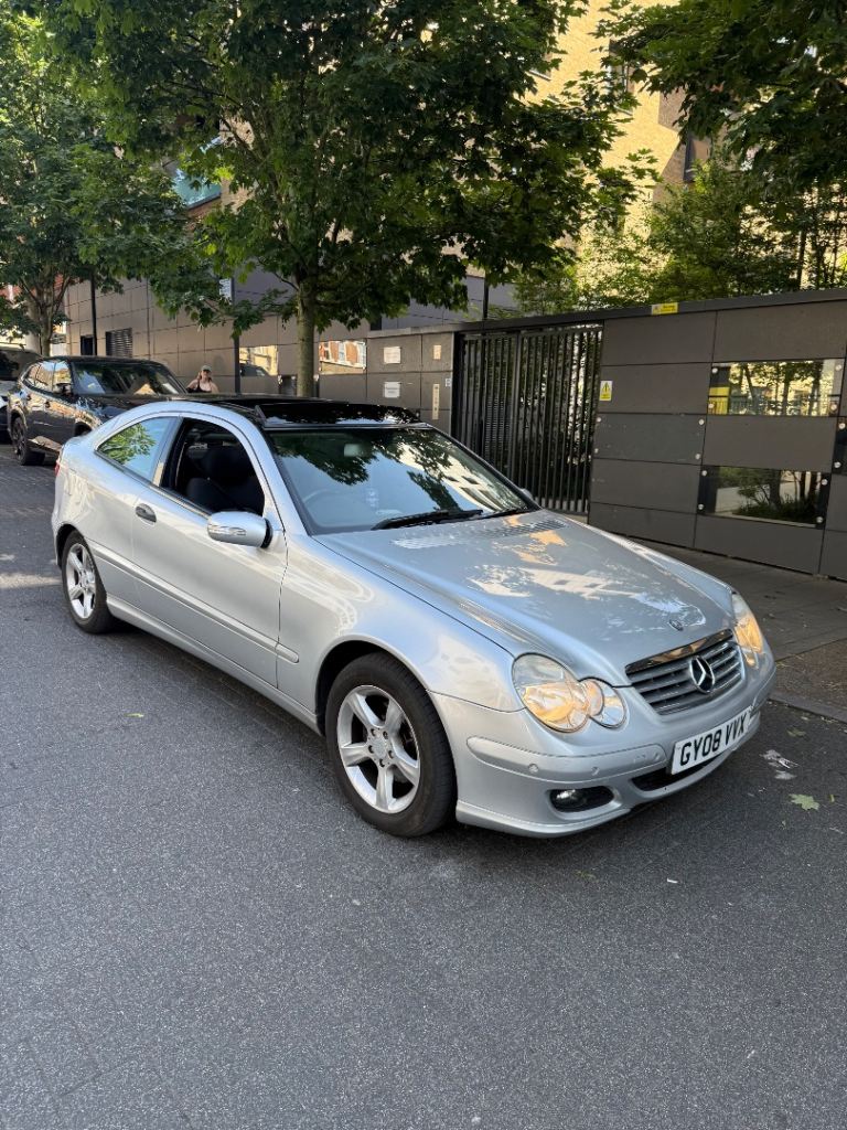 Mercedes-Benz, C CLASS, Coupe, 2008, Automatic, 1796 (cc), ULEZ free, Long Mot, Low mlg 84 k