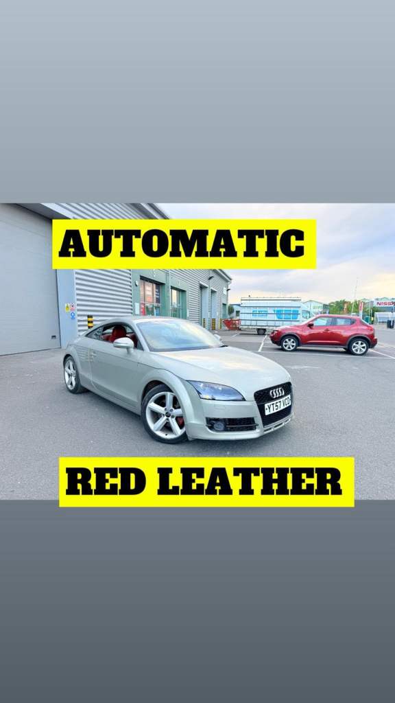 AUTO AUDI TT COUPE S RED LEATHER 10-MONTHS MOT drive away bargain PX Swaps