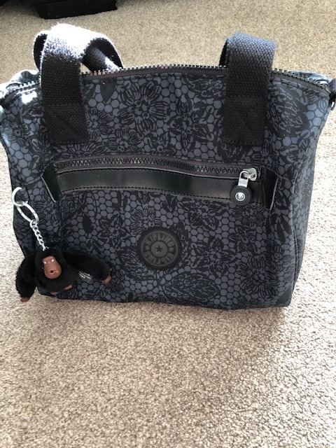 Hardly Used Kipling  Shoulder Handbag With Davina Monkey