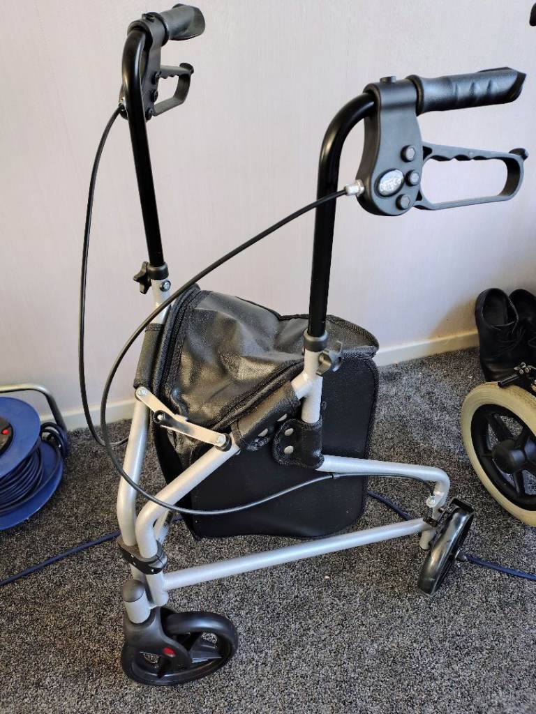 CareCo Lightweight Rollator Walker – Grey, Good Condition