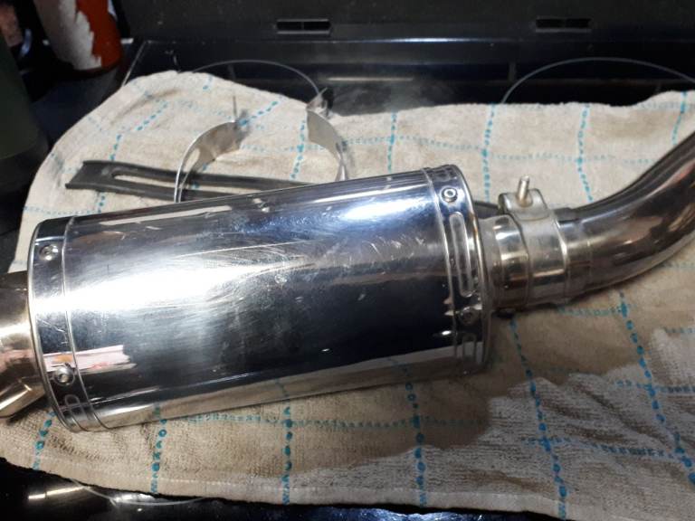 honda CB1300 end can and link pipe