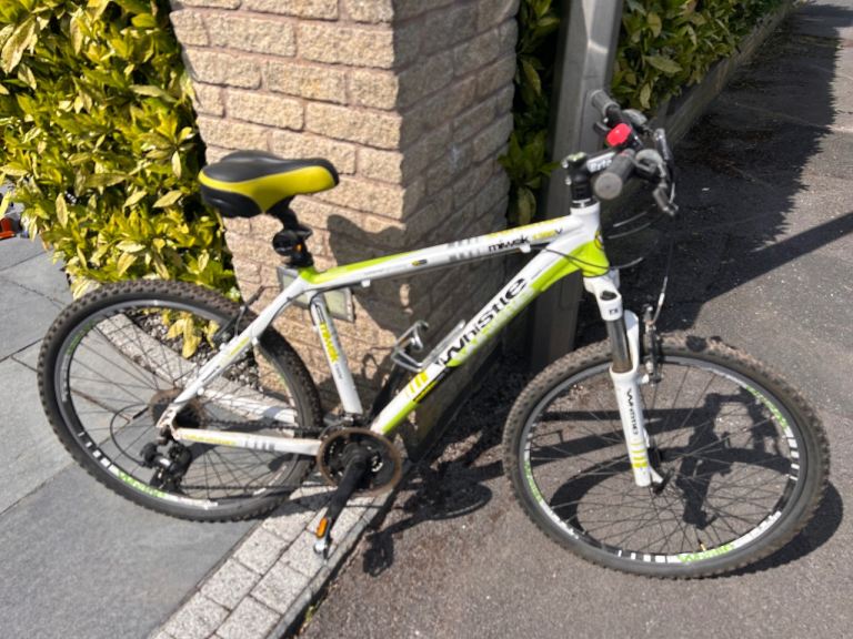 Whistle Mountain Bike - White and Green, Good Condition