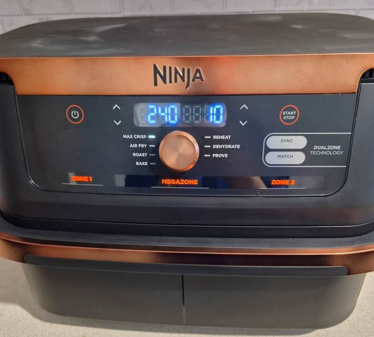Ninja Foodi FlexDrawer Air Fryer 10.4L (AF500UKCP) Black/Copper - BRAND NEW