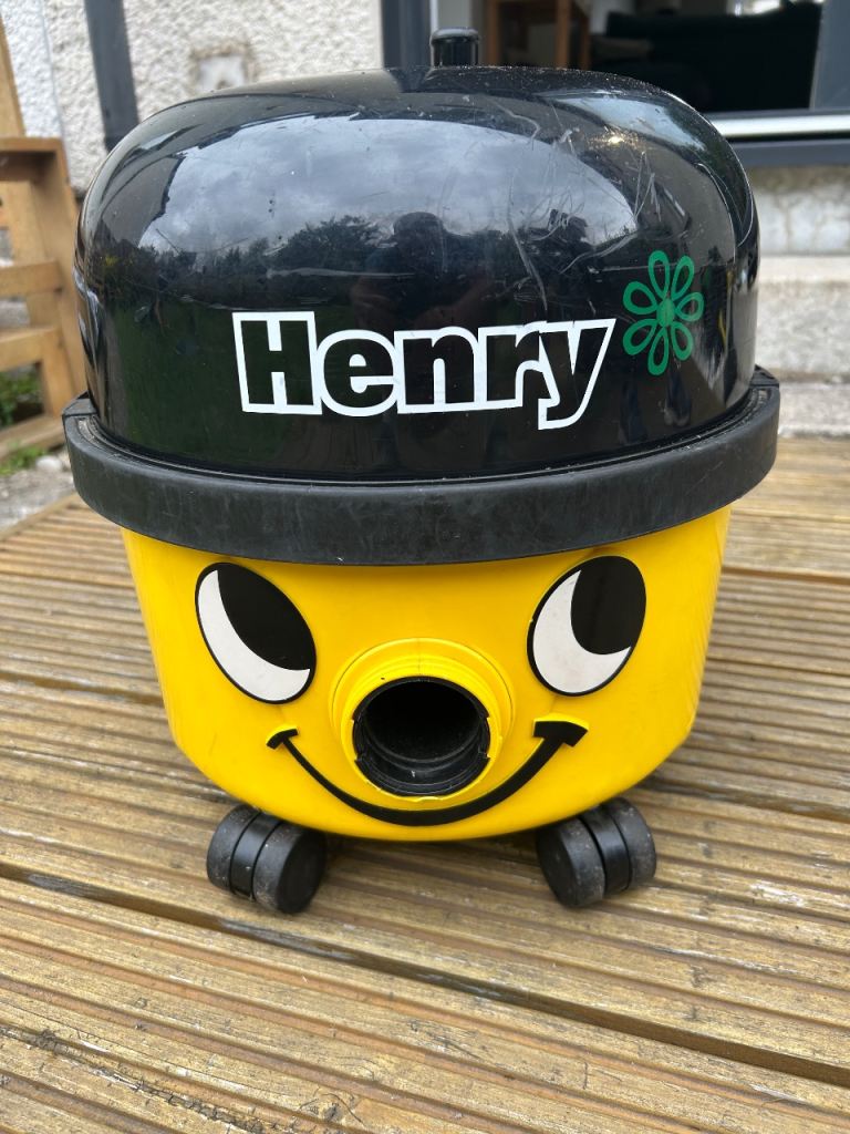 Henry Vacuum Cleaner - Yellow and Black, Good Condition