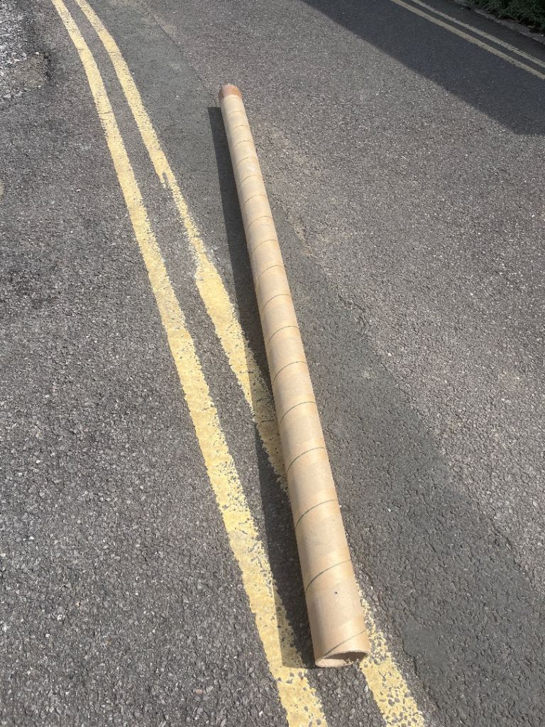 Long Cardboard Postal Tube, Thick Wall