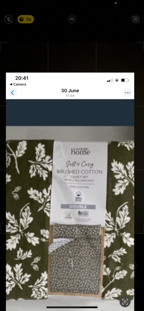 image for NEW DOUBLE DUVET SET brushed cotton 