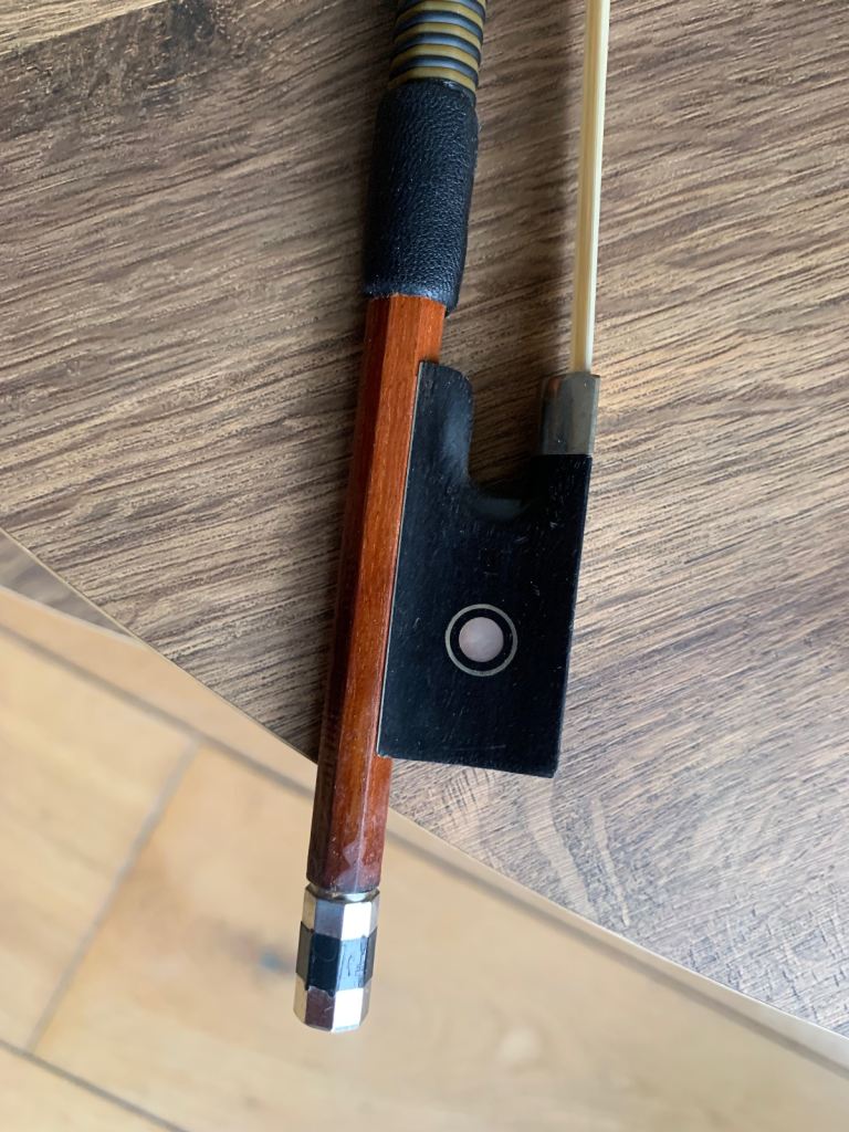 New Brazilian Hardwood 4/4 Violin Bow with Ebony Frog