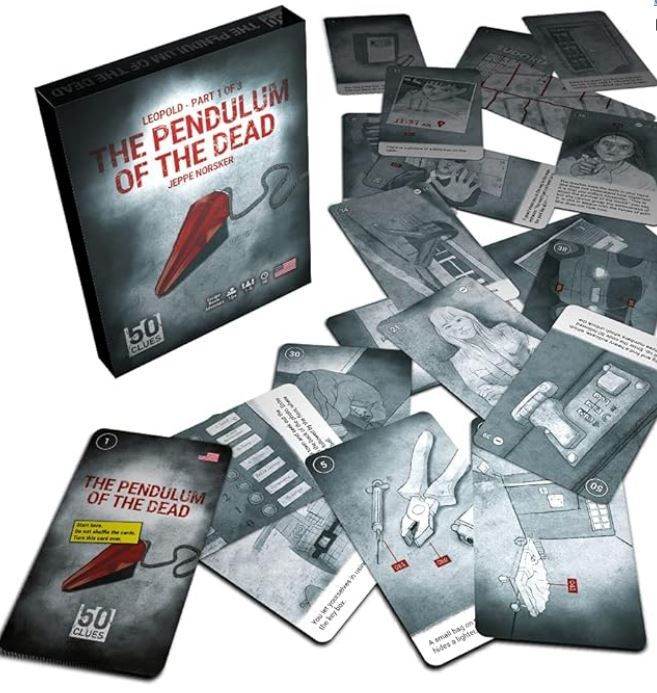 50 clues: the pendulum of the dead. Puzzle escape game. 1-5 players. web app immersive