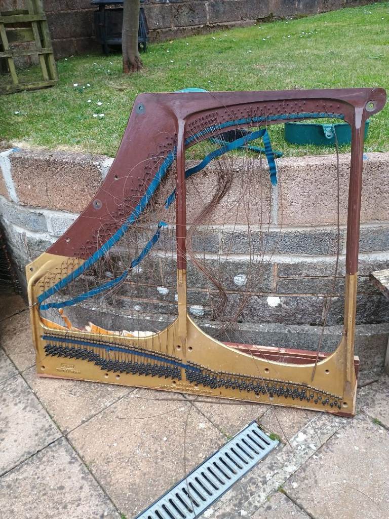 Free scrap metal piano frame