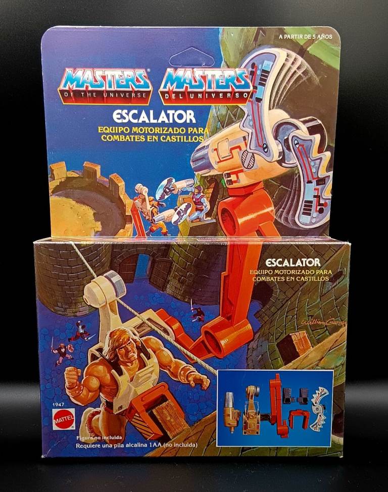 TOWER TOOL ESCALATOR Spain Varient MISB Unpunched MOTU He-Man MINT Grade Worthy