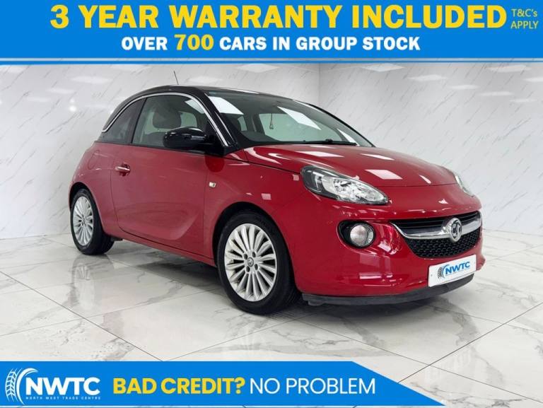 2016 Vauxhall ADAM 1.4i GLAM Hatchback 3dr Petrol Manual Euro 6 (87 ps) Hatchback Petrol Manual