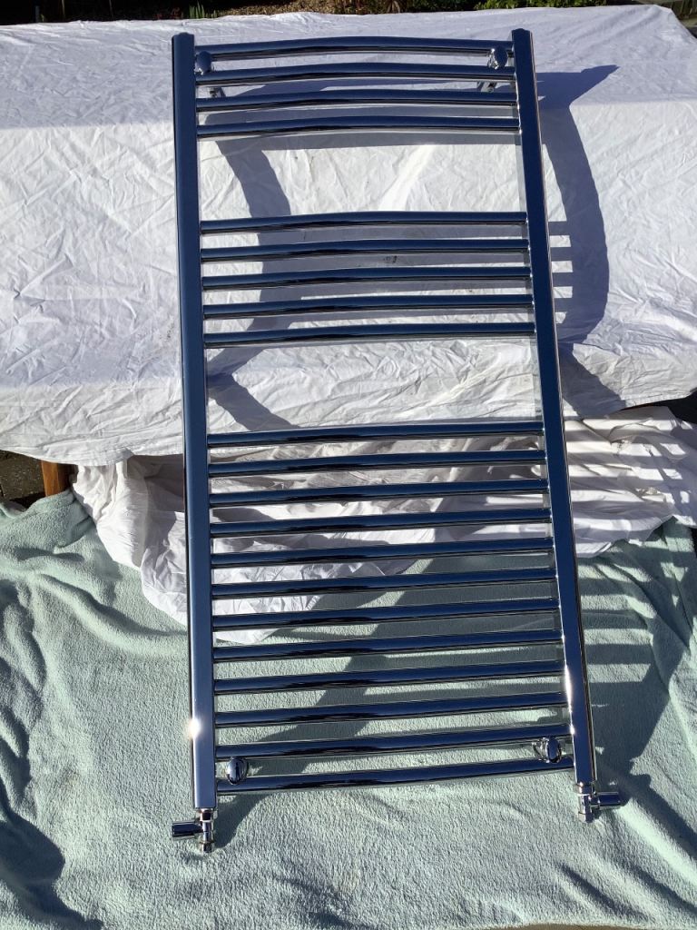 Chrome Heated Towel Radiator