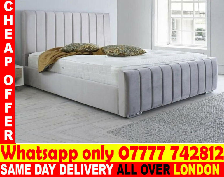 -- FREE DELIVERY: -SMALL DOUBLE - SINGLE - DOUBLE BED AND MATTRESS ---(erft)