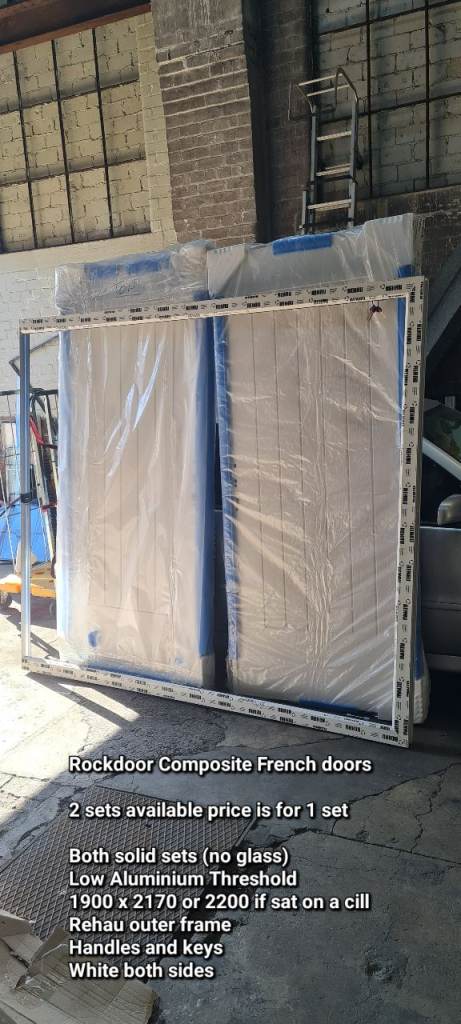Rockdoor French doors Composite Patio doors upvc 