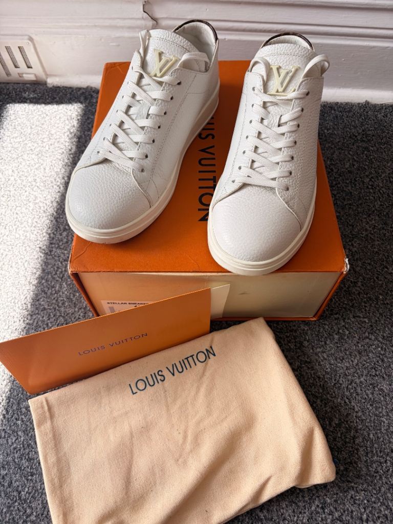 Louis Vuitton White Trainers, UK Size 6 / EU 40 – Good Condition