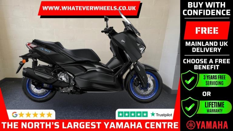 3 Years Free Servicing or Lifetime Yamaha X-Max 300 300cc Automatic Maxi Scooter
