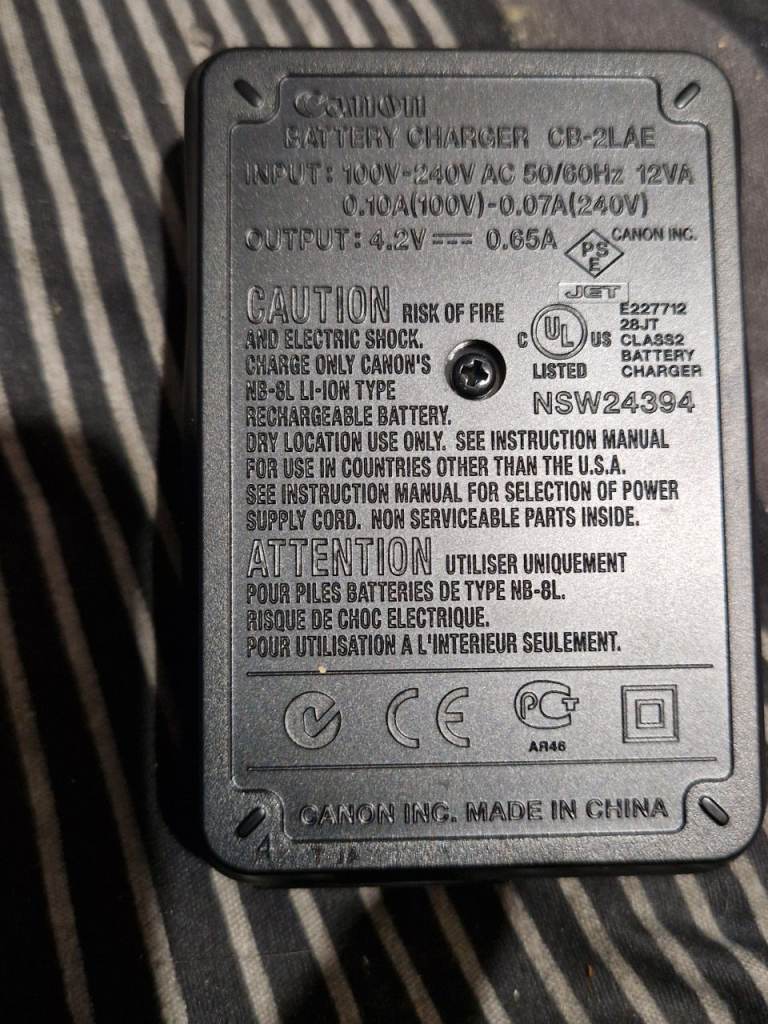 Sony battery charger 