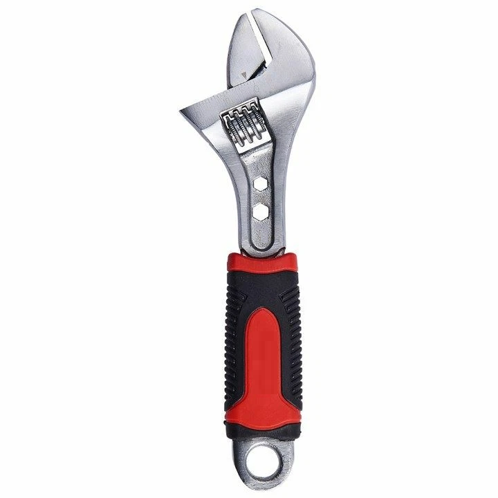 8-Inch Adjustable Spanner Heavy Duty Wrench with Soft Grip Handle – DIY
