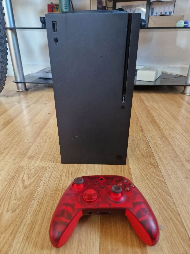 Xbox Series X Console with Red Controller – Good Condition