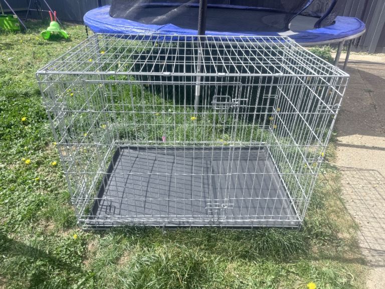 Large dog crate. 
