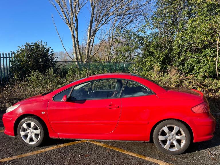 PEUGEOT 307 1.6 CC ALLURE CONVERTIBLE 08 REG FULL LEATHER 10 MONTHS MOT LOW INSURANCE 40+MPG