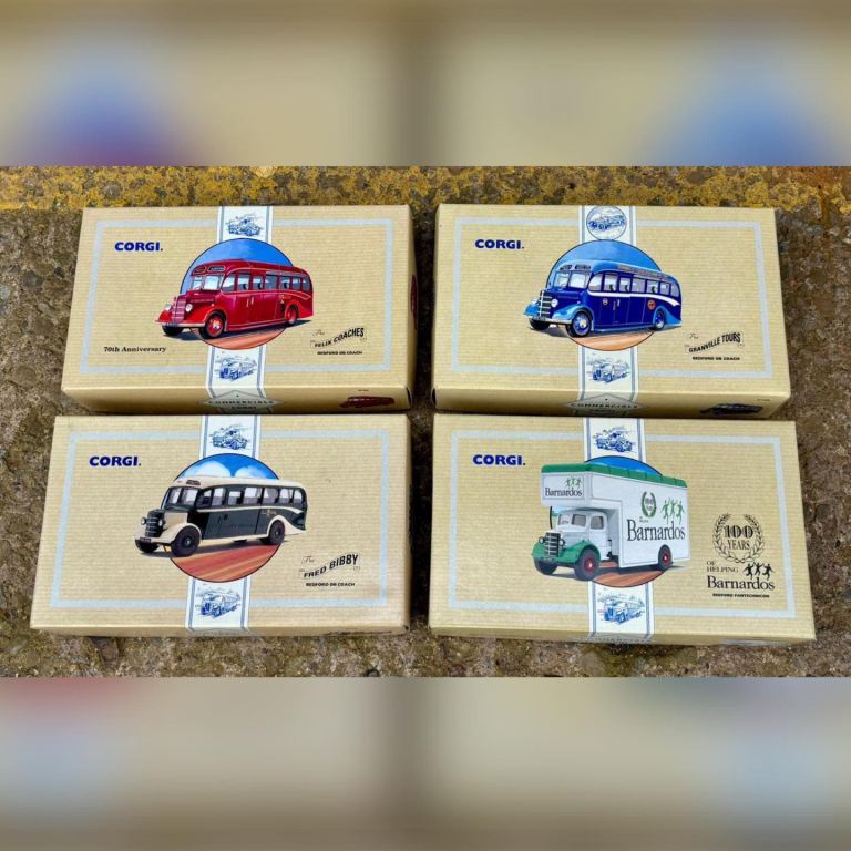 Vintage Corgi Classic Die-Cast Bedford Coached & Vans £5 EACH - LOT 4