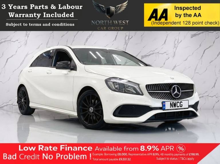 2017 Mercedes-Benz A-Class 1.5 A180d AMG Line (Executive) Hatchback 5dr Diesel Manual Euro 6 (s/s...