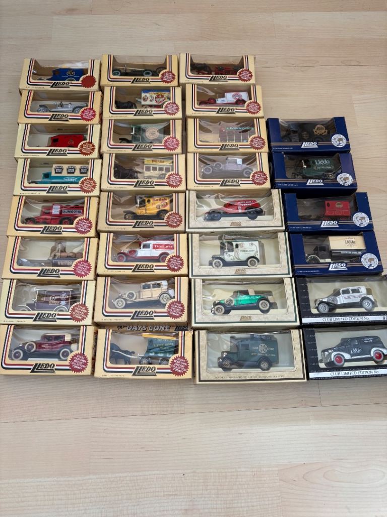 Die-cast model cars
