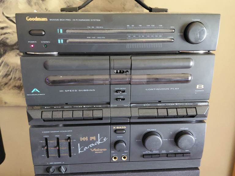 Karaoke,  vintage Goodmans. 