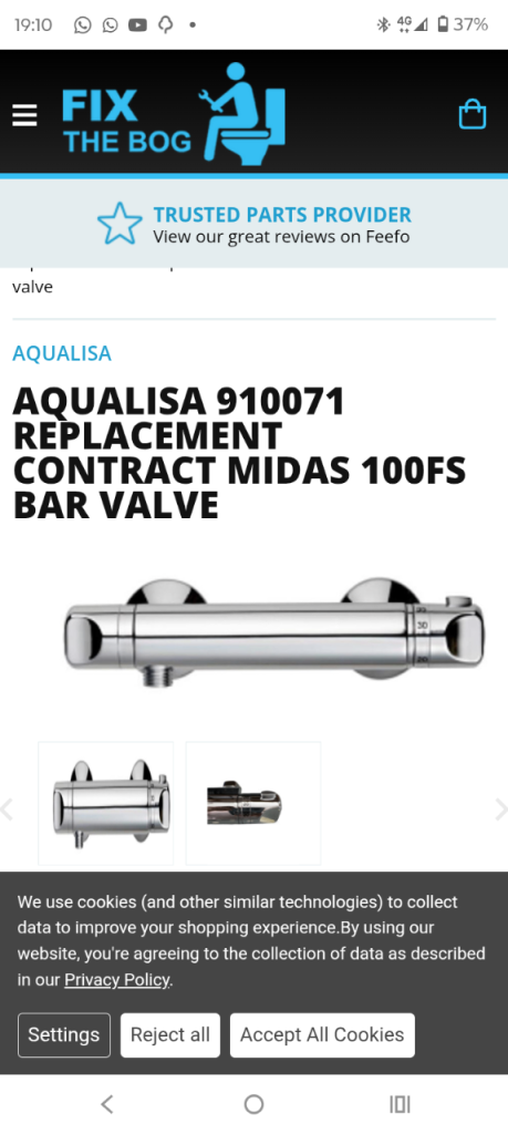 image for Aqualisa mixer shower 