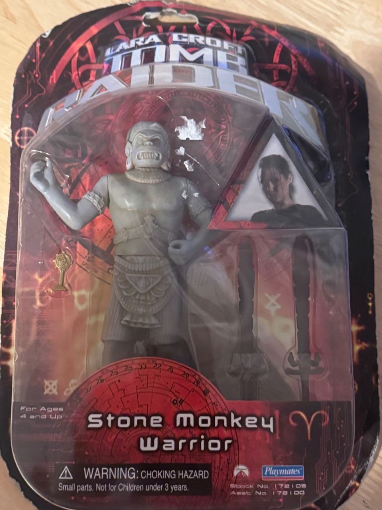 Lara Croft Tomb Raider Stone Monkey Warrior Action Figure – NEW