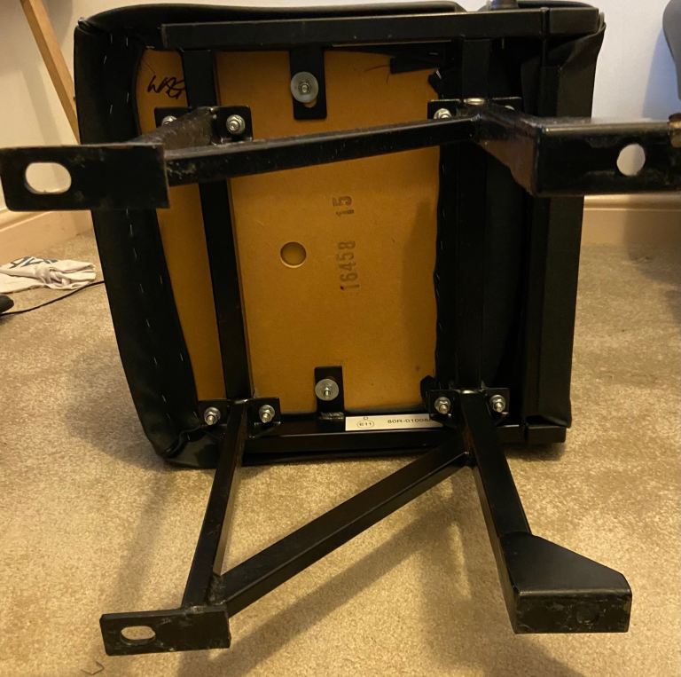 Single van/ motor home/mini bus seats with integrated seat belt