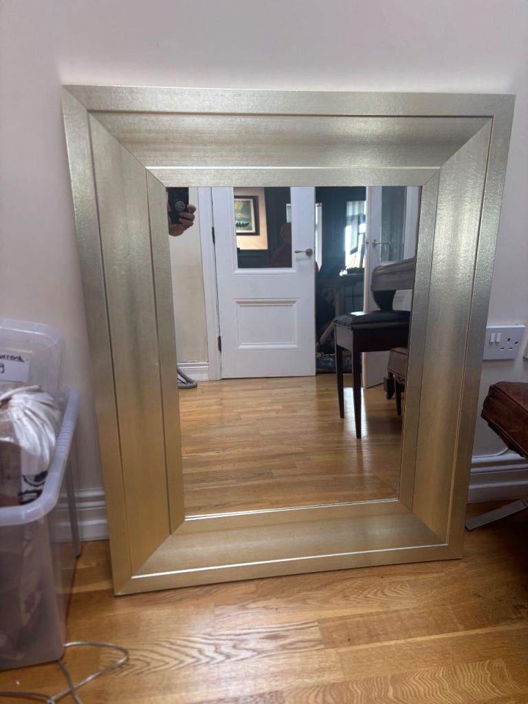 Large silver mirror 