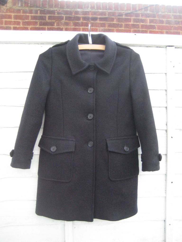 Black 100% Wool Coat for a Child for Only £5.00 