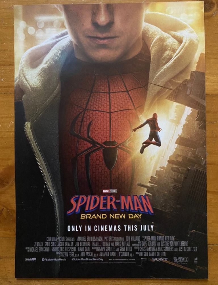 Spider-Man Brand New Day Movie Advert Poster Clipping 9x7 inch