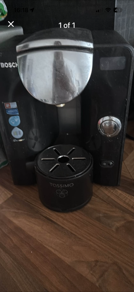 Bosch Tassimo Coffee Machine – Black, Good Condition