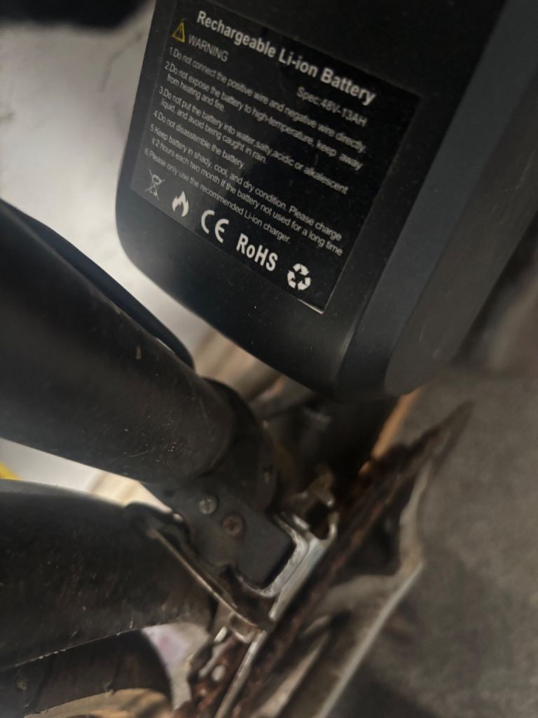 Electric road bike. Needs repair. Works fine otherwise . 