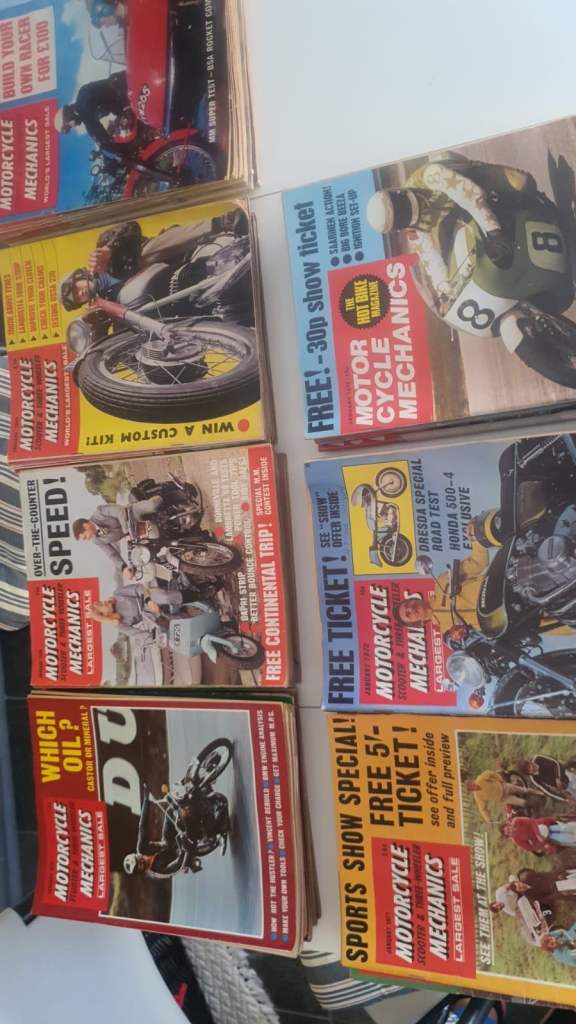 Vintage Motorcycle Mechanics Magazines - Good Condition